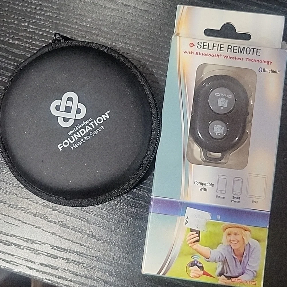 Selfie Remote & lenses for phone